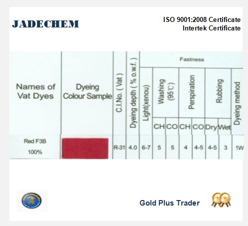 VAT RED F3B